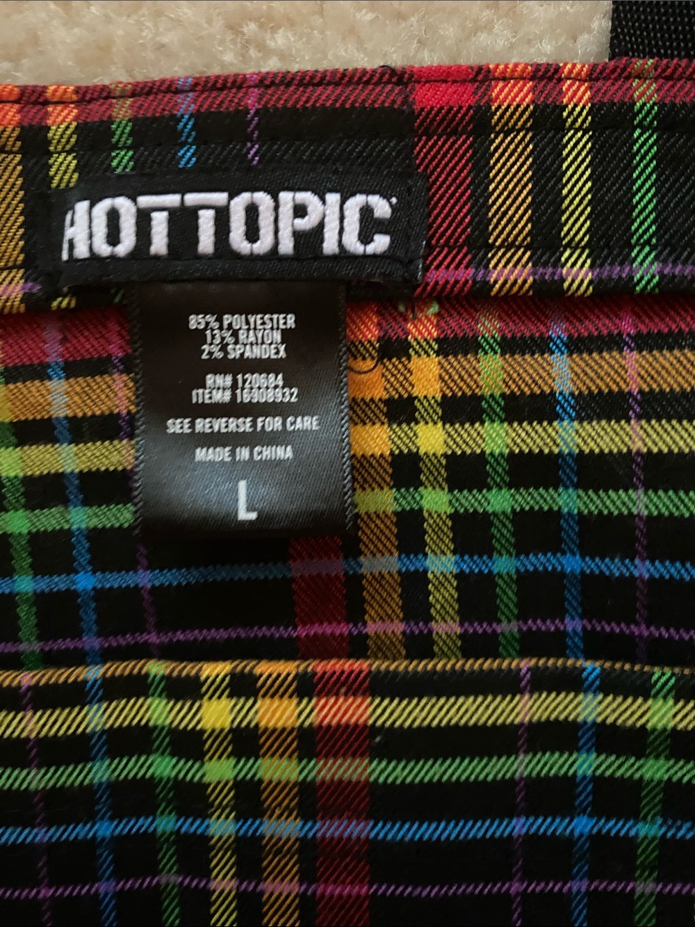 Hot  topic size large romper excellent condition - Picture 3 of 10